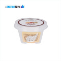 In-Mould-Kennzeichnung gefrorener Joghurt-Plastikbehälter mit Deckel und Löffel